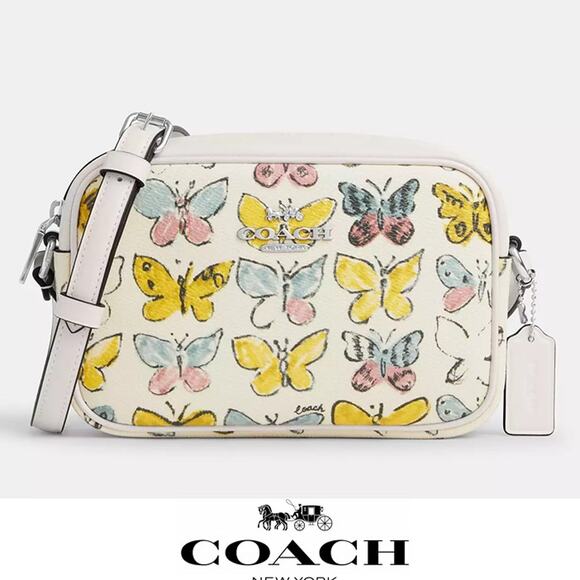🦋Coach Mini Jamie Camera Bag With Butterfly Print